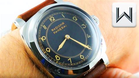 Panerai Radiomir 1940 Art Deco: PAM 790 3 Days Black Dial .